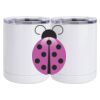 10 oz. White Stainless Steel Short Tumbler Thumbnail