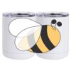 10 oz. White Stainless Steel Short Tumbler Thumbnail