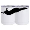 10 oz. White Stainless Steel Short Tumbler Thumbnail