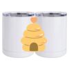 10 oz. White Stainless Steel Short Tumbler Thumbnail