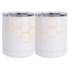 10 oz. White Stainless Steel Short Tumbler Thumbnail