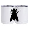 10 oz. White Stainless Steel Short Tumbler Thumbnail