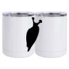 10 oz. White Stainless Steel Short Tumbler Thumbnail