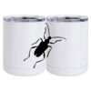 10 oz. White Stainless Steel Short Tumbler Thumbnail