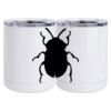 10 oz. White Stainless Steel Short Tumbler Thumbnail