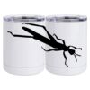 10 oz. White Stainless Steel Short Tumbler Thumbnail