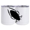 10 oz. White Stainless Steel Short Tumbler Thumbnail
