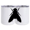 10 oz. White Stainless Steel Short Tumbler Thumbnail
