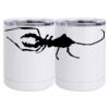 10 oz. White Stainless Steel Short Tumbler Thumbnail