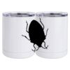 10 oz. White Stainless Steel Short Tumbler Thumbnail