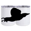 10 oz. White Stainless Steel Short Tumbler Thumbnail