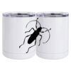 10 oz. White Stainless Steel Short Tumbler Thumbnail