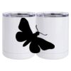 10 oz. White Stainless Steel Short Tumbler Thumbnail