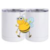 10 oz. White Stainless Steel Short Tumbler Thumbnail