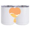 10 oz. White Stainless Steel Short Tumbler Thumbnail