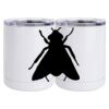 10 oz. White Stainless Steel Short Tumbler Thumbnail