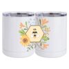 10 oz. White Stainless Steel Short Tumbler Thumbnail