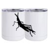 10 oz. White Stainless Steel Short Tumbler Thumbnail