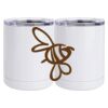 10 oz. White Stainless Steel Short Tumbler Thumbnail