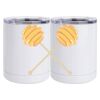 10 oz. White Stainless Steel Short Tumbler Thumbnail