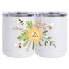 10 oz. White Stainless Steel Short Tumbler Thumbnail