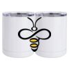 10 oz. White Stainless Steel Short Tumbler Thumbnail