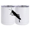 10 oz. White Stainless Steel Short Tumbler Thumbnail