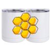 10 oz. White Stainless Steel Short Tumbler Thumbnail