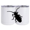 10 oz. White Stainless Steel Short Tumbler Thumbnail
