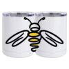 10 oz. White Stainless Steel Short Tumbler Thumbnail