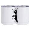 10 oz. White Stainless Steel Short Tumbler Thumbnail