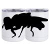 10 oz. White Stainless Steel Short Tumbler Thumbnail