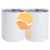 10 oz. White Stainless Steel Short Tumbler Thumbnail