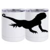 10 oz. White Stainless Steel Short Tumbler Thumbnail