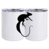 10 oz. White Stainless Steel Short Tumbler Thumbnail