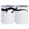 10 oz. White Stainless Steel Short Tumbler Thumbnail