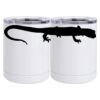 10 oz. White Stainless Steel Short Tumbler Thumbnail