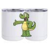 10 oz. White Stainless Steel Short Tumbler Thumbnail