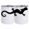 10 oz. White Stainless Steel Short Tumbler Thumbnail