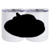 10 oz. White Stainless Steel Short Tumbler Thumbnail