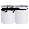 10 oz. White Stainless Steel Short Tumbler Thumbnail