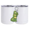 10 oz. White Stainless Steel Short Tumbler Thumbnail