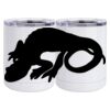 10 oz. White Stainless Steel Short Tumbler Thumbnail