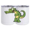 10 oz. White Stainless Steel Short Tumbler Thumbnail