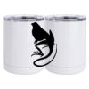 10 oz. White Stainless Steel Short Tumbler Thumbnail