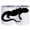 10 oz. White Stainless Steel Short Tumbler Thumbnail