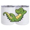 10 oz. White Stainless Steel Short Tumbler Thumbnail
