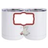 10 oz. White Stainless Steel Short Tumbler Thumbnail