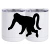 10 oz. White Stainless Steel Short Tumbler Thumbnail