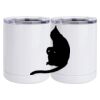 10 oz. White Stainless Steel Short Tumbler Thumbnail